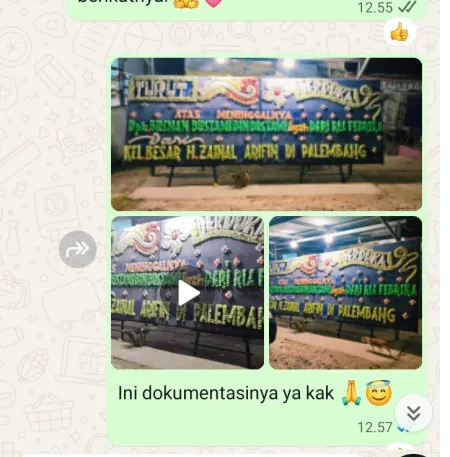 Pengiriman Papan Bunga Duka Karet Tengsin